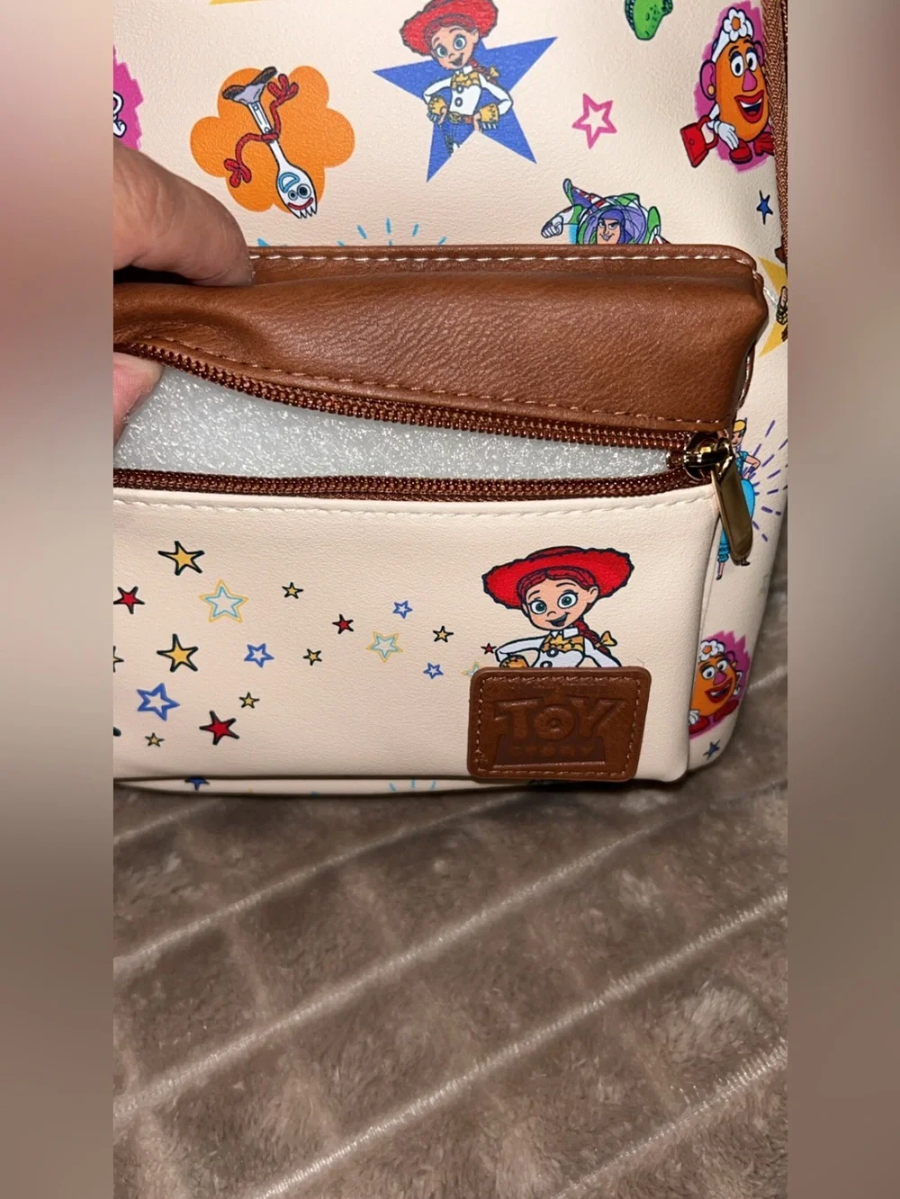 NWT Disney Bioworld - Toy Story Mini Backpack with Leather